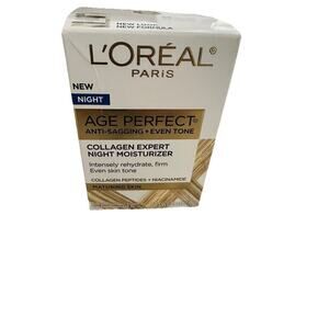 L'Oreal Age Perfect Anti-Sagging + Even Tone Night Moisturizer, 2.5 oz